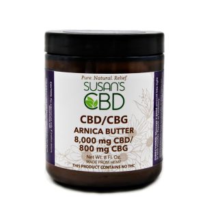 CBD/CBG Arnica Butter - 1,000 mg of CBD/100 mg of CBG per ounce, 8 oz